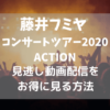 藤井フミヤコンサートツアー「ACTION」テキスト,画像